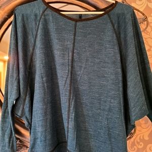 Prana wool teal blue sweater